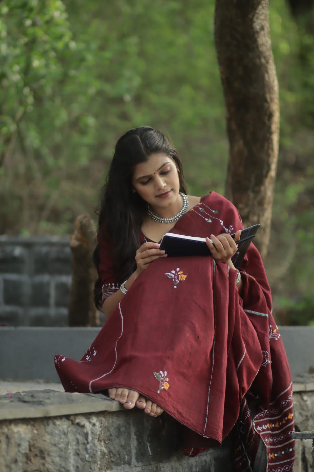 Kantha Stitch sarees